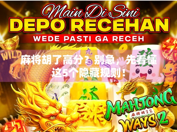 麻将胡了高分？别急，先看懂这5个隐藏规则！