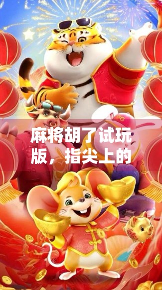 麻将胡了试玩版,指尖上的国粹狂欢,新手也能秒变老手? 麻将胡了试玩版,指尖上的国粹狂欢,新手也能秒变老手?