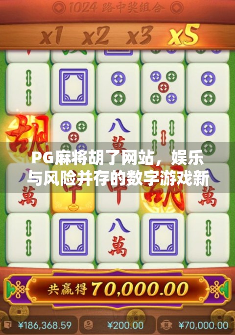 PG麻将胡了网站,娱乐与风险并存的数字游戏新战场 PG麻将胡了网站,娱乐与风险并存的数字游戏新战场